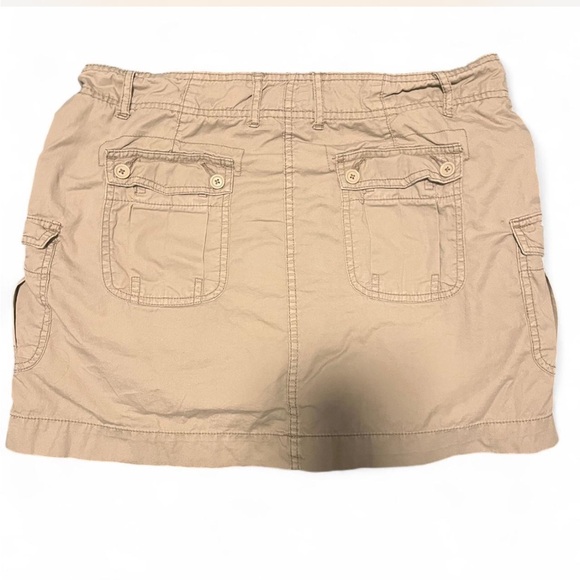Y2K Faded Glory Casual Tan Skort with Pockets - Picture 2 of 4